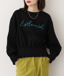 EGLANTINE タックロゴトレーナー