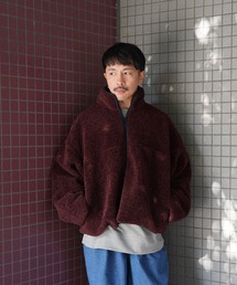 Aphlotus（アプロタス）の「ボアフリースジャケット（ブルゾン）」