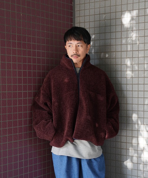 セール】ボアフリースジャケット（ブルゾン）｜Aphlotus（アプロタス