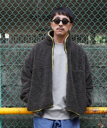 Aphlotus（アプロタス）の「ボアフリースジャケット（ブルゾン）」