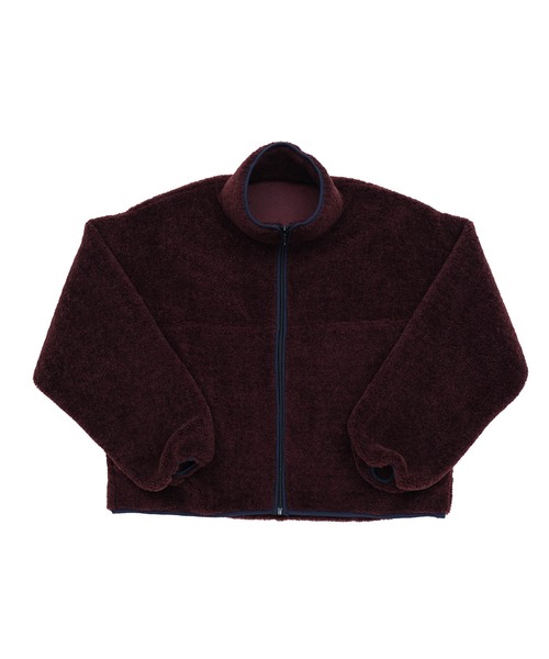 Aphlotus（アプロタス）の「ボアフリースジャケット（ブルゾン・メンズ・パープル/マルーン/チャコールグレー・LARGE/SMALL/MEDIUM）」の15枚目の写真