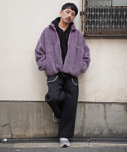 セール】ボアフリースジャケット（ブルゾン）｜Aphlotus（アプロタス