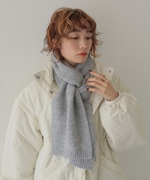 CLEIO | 【CLEIO】チャーム付き無地マフラー SIMPLE PLAIN MUFFLER WITH CHARM/737-14660(マフラー)