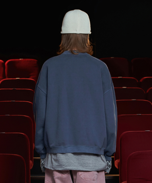 UNALLOYED（アナロイド）の「ピグメントスノースウェットシャツ / チャコール（スウェット・メンズ・その他・MEDIUM/LARGE）」の3枚目の写真