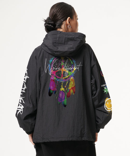 ARTISTWEAR（アーティストウェア）の「[ATW]ソルドアウトフード風防（ナイロンジャケット・レディース・ブラック・MEDIUM/LARGE/X-LARGE/XX-LARGE）」の5枚目の写真