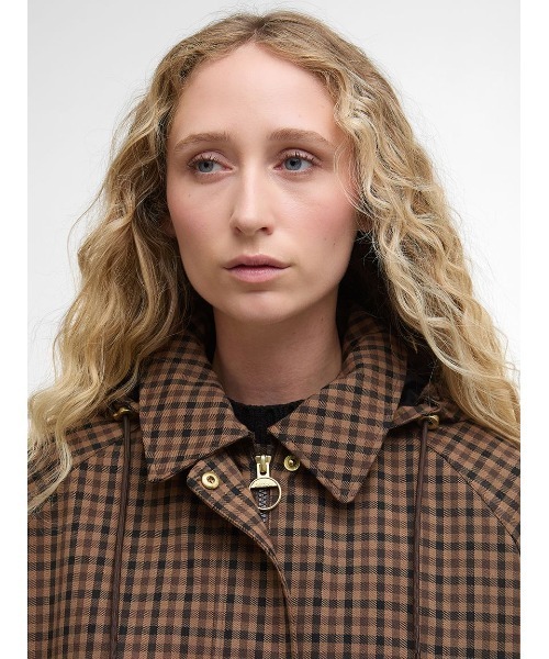Barbour（バブアー）の「Audreyチェック シャワープルーフジャケット（レディース）（ブルゾン・レディース・ブラウン・8/10）」の6枚目の写真