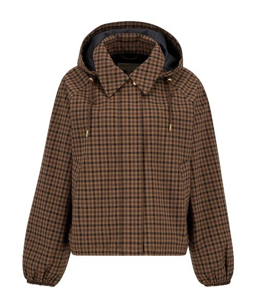 Barbour（バブアー）の「Audreyチェック シャワープルーフジャケット（レディース）（ブルゾン・レディース・ブラウン・8/10）」の9枚目の写真