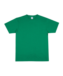 DOUBLE JD（ダブルジェイディー）の「ポイントラベル 半袖Tシャツ グリーン（Tシャツ/カットソー）」
