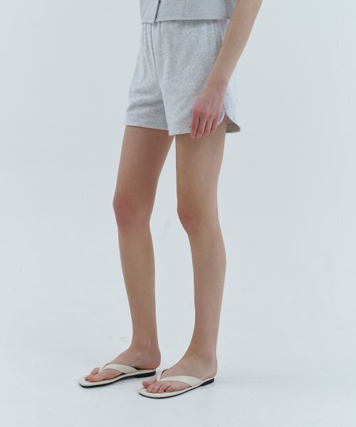 STEP AROUND(ステップアラウンド)の「テリー ハーフパンツ_ライトグレー(その他パンツ・レディース・その他・SMALL/MEDIUM)」の3枚目の写真