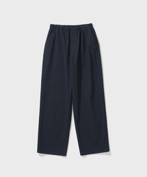 COTTON SILK NEP BANDING PANTS (NAVY)