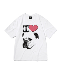 suade（スエード）の「BULLDOG TEE [WHITE]（Tシャツ/カットソー）」