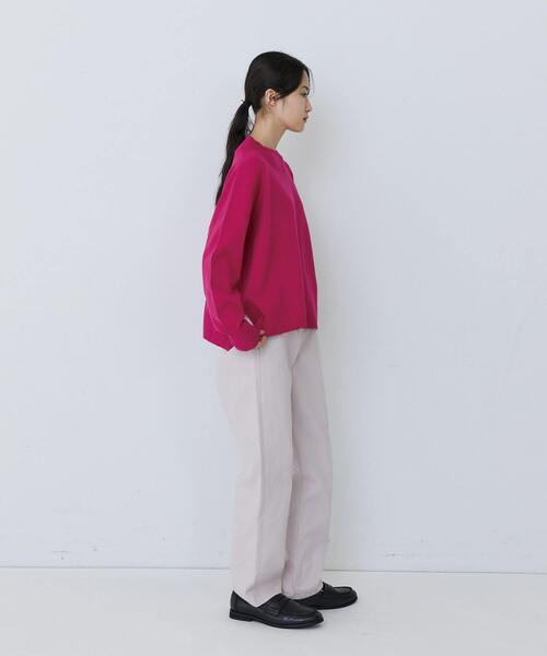 conges payes ADIEU TRISTESSE（コンジェ ペイエ アデュートリステス）の「ミラノリブモックネックニットプルオーバー（ニット/セーター・レディース・ピンク/パープル/ミント・FREE）」の16枚目の写真