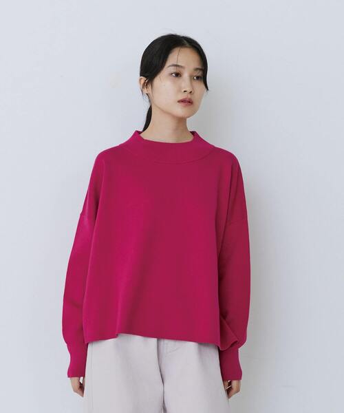 conges payes ADIEU TRISTESSE（コンジェ ペイエ アデュートリステス）の「ミラノリブモックネックニットプルオーバー（ニット/セーター・レディース・ピンク/パープル/ミント・FREE）」の17枚目の写真
