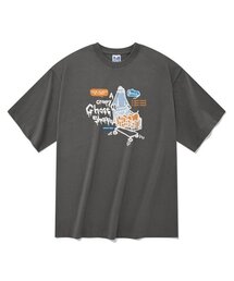 ゴースト 半袖Tシャツ グレー