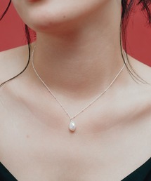 anq.」SV925・パール ロングネックレス 淡水パール（ネックレス）｜anq