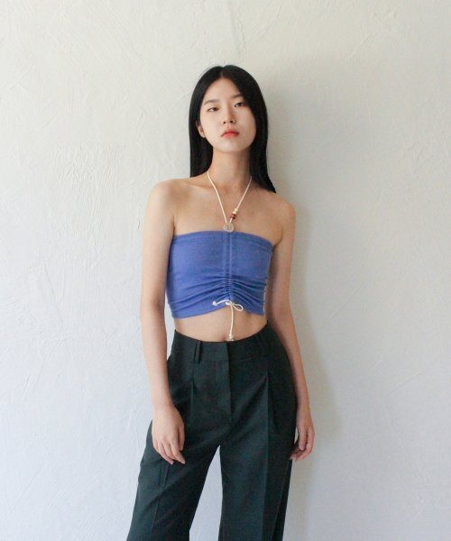 RUBATI(ルバティ)の「Wooden Beads Tube Top (PURPLE BLUE)(Tシャツ/カットソー・レディース・その他・size2/size1)」の7枚目の写真