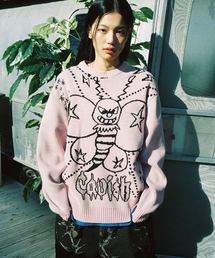 HONEY BEE KNIT SWEATER PINK(CV2FSUK600A)