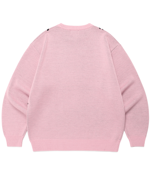 Cavish（カビシ）の「HONEY BEE KNIT SWEATER PINK(CV2FSUK600A)（ニット/セーター・レディース・ピンク・SMALL/MEDIUM/LARGE）」の3枚目の写真