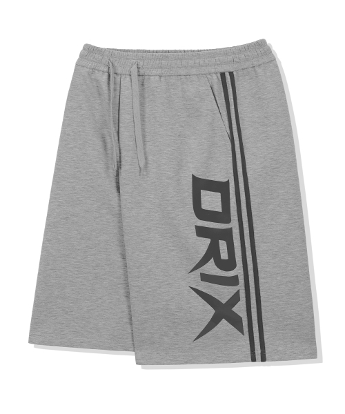 DRIX(ドリックス)の「トラックライングラフィックバミューダスウェットパンツ_メランジグレー(その他パンツ・メンズ・その他・LARGE/X-LARGE)」の10枚目の写真