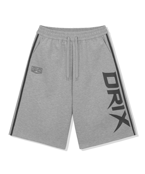 DRIX(ドリックス)の「トラックライングラフィックバミューダスウェットパンツ_メランジグレー(その他パンツ・メンズ・その他・LARGE/X-LARGE)」の11枚目の写真