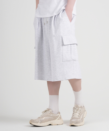 LXT（エルエックスティー）の「Pintuck Cargo Bermuda Heavy Sweat Pants [White Melange]（その他パンツ）」