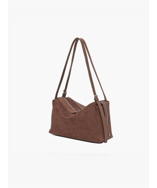 ELEGANCE PARIS（エレガンスパリ）の「サバハーフスエードショルダーバッグOTFH005B（ショルダーバッグ・レディース・ブラウン・FREE）」の3枚目の写真