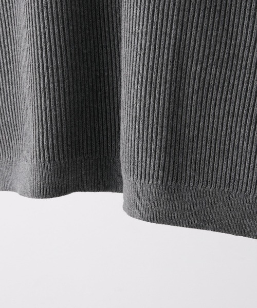 CLEL】Minimal Collar Drivers Knit Shirt/ ミニマルカラードライバー