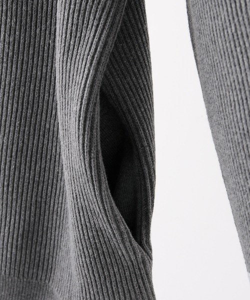 CLEL】Minimal Collar Drivers Knit Shirt/ ミニマルカラードライバー