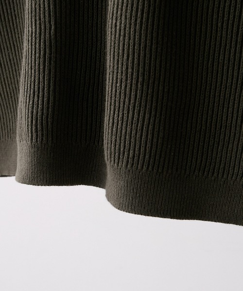 CLEL】Minimal Collar Drivers Knit Shirt/ ミニマルカラードライバー