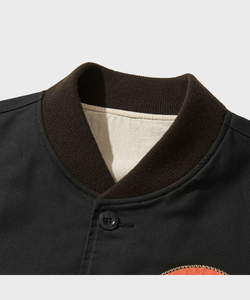VDR（ブイディアール）の「HEAVY MOLESKIN BOMBER JACKET [Black Ink]（ブルゾン・メンズ・その他・MEDIUM/LARGE/X-LARGE）」の6枚目の写真