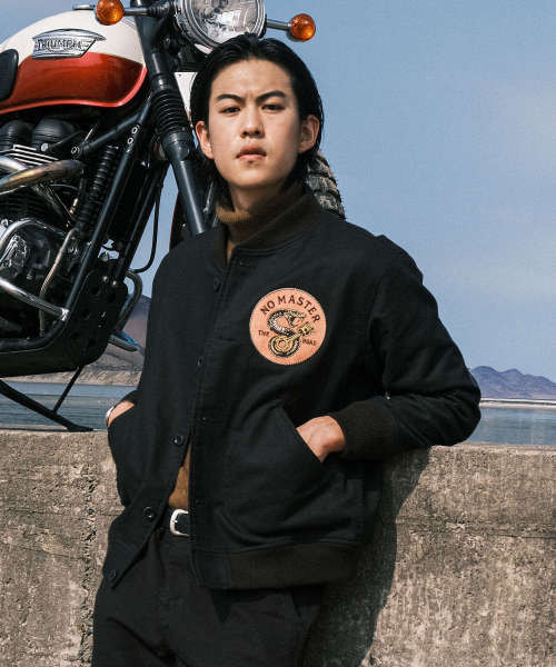 VDR（ブイディアール）の「HEAVY MOLESKIN BOMBER JACKET [Black Ink]（ブルゾン・メンズ・その他・MEDIUM/LARGE/X-LARGE）」の2枚目の写真