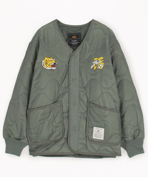 Alpha Industries(アルファインダストリーズ)の「ALPHA INDUSTRIES/アルファ インダストリーズ UNFRM TIGER LINER JACKET(ブルゾン・メンズ・ブラック/オリーブ・MEDIUM/LARGE/X-LARGE)」の15枚目の写真