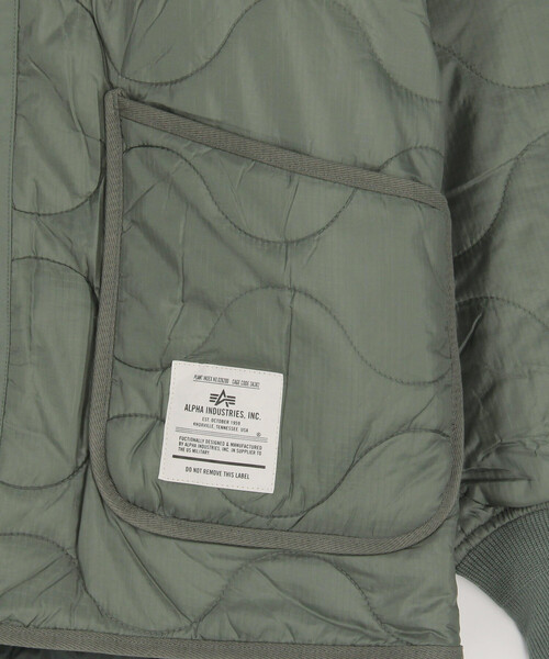 Alpha Industries(アルファインダストリーズ)の「ALPHA INDUSTRIES/アルファ インダストリーズ UNFRM TIGER LINER JACKET(ブルゾン・メンズ・ブラック/オリーブ・MEDIUM/LARGE/X-LARGE)」の13枚目の写真