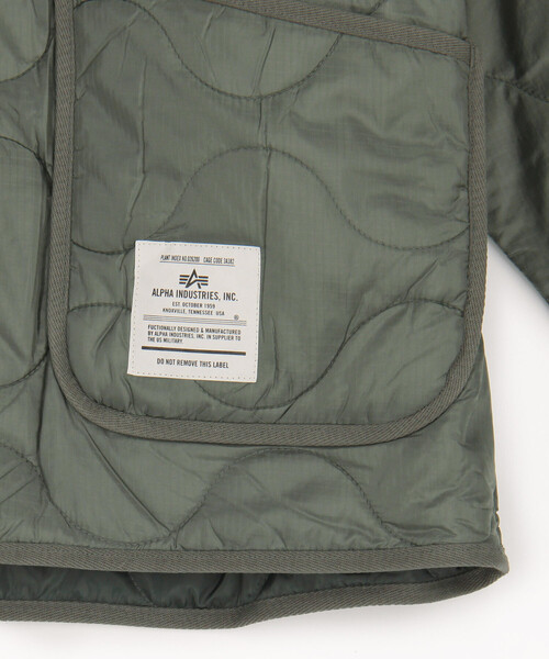 Alpha Industries(アルファインダストリーズ)の「ALPHA INDUSTRIES/アルファ インダストリーズ UNFRM TIGER LINER JACKET(ブルゾン・メンズ・ブラック/オリーブ・MEDIUM/LARGE/X-LARGE)」の11枚目の写真