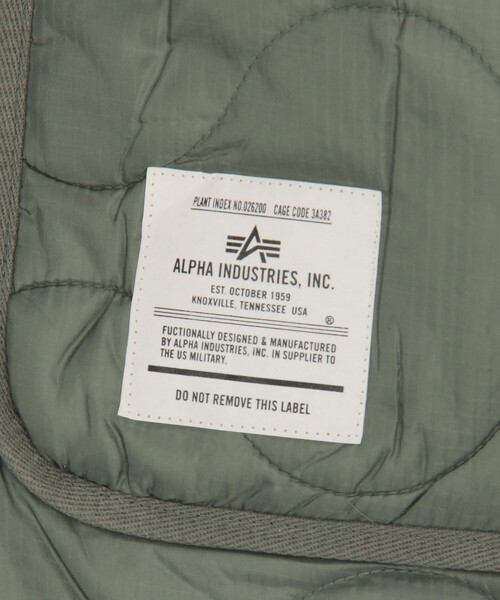 Alpha Industries(アルファインダストリーズ)の「ALPHA INDUSTRIES/アルファ インダストリーズ UNFRM TIGER LINER JACKET(ブルゾン・メンズ・ブラック/オリーブ・MEDIUM/LARGE/X-LARGE)」の8枚目の写真