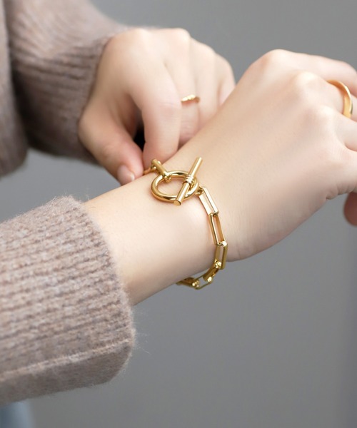 SALE ステンレス チェーンブレスレット レディース セール】【ステンレス】チェーンマンテルブレスレット（ブレスレット