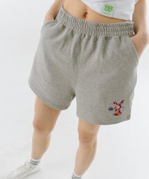 KARLLAH（カラ）の「フラワーレビットシグニチャープリンティングスウェットパンツ-メランジ（その他パンツ）」