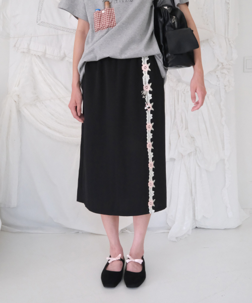 French Skirt (Black)
