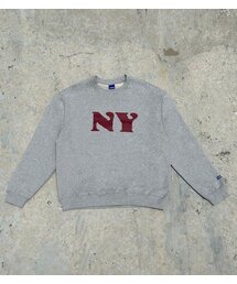NY SWEATSHIRTS (MELANGE GREY)