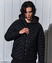 GALEX（ギャレックス）の「Retro Light Hooded Padded Black GA5841 BK（ダウンジャケット/コート）」