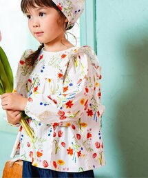 Boribon | ガーデンフラワーフリルブラウス(シャツ/ブラウス)