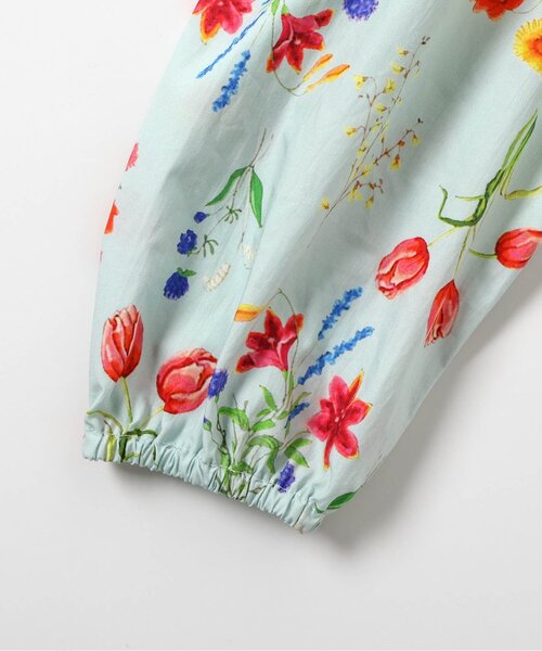 Boribon（ボリボン）の「ガーデンフラワーフリルブラウス（シャツ/ブラウス・キッズ・サックスブルー/オフホワイト・120/110/100/90/80）」の17枚目の写真