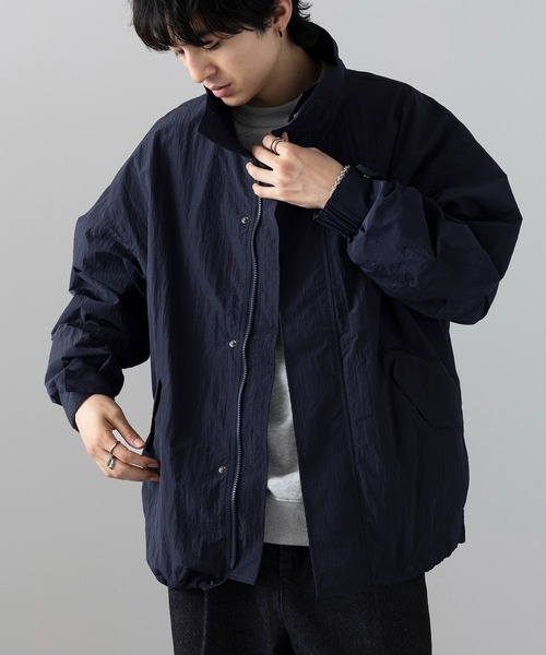 MAISON CLUB(メゾンクラブ)の「【MAISON CLUB】Ripstop Short Mil Coat M-65 / リップストップショートモッズコート(ミリタリージャケット・メンズ・ネイビー/ブラウン/カーキ/ブラック/グレー・M/L)」の1枚目の写真