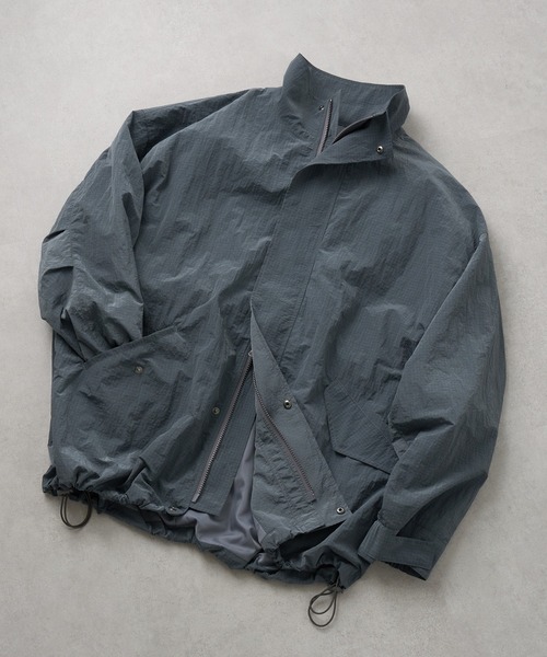 MAISON CLUB(メゾンクラブ)の「【MAISON CLUB】Ripstop Short Mil Coat M-65 / リップストップショートモッズコート(ミリタリージャケット・メンズ・ネイビー/ブラウン/カーキ/ブラック/グレー・M/L)」の9枚目の写真