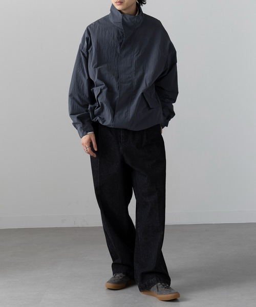 MAISON CLUB(メゾンクラブ)の「【MAISON CLUB】Ripstop Short Mil Coat M-65 / リップストップショートモッズコート(ミリタリージャケット・メンズ・ネイビー/ブラウン/カーキ/ブラック/グレー・M/L)」の6枚目の写真