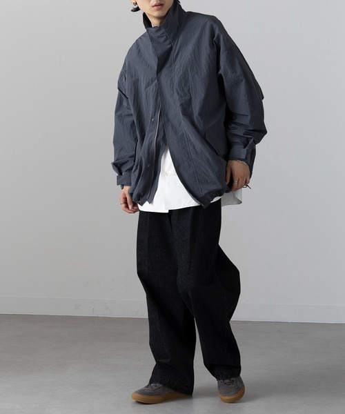 MAISON CLUB(メゾンクラブ)の「【MAISON CLUB】Ripstop Short Mil Coat M-65 / リップストップショートモッズコート(ミリタリージャケット・メンズ・ネイビー/ブラウン/カーキ/ブラック/グレー・M/L)」の7枚目の写真