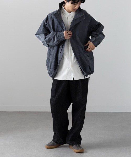 MAISON CLUB(メゾンクラブ)の「【MAISON CLUB】Ripstop Short Mil Coat M-65 / リップストップショートモッズコート(ミリタリージャケット・メンズ・ネイビー/ブラウン/カーキ/ブラック/グレー・M/L)」の8枚目の写真