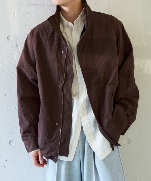 MAISON CLUB(メゾンクラブ)の「【MAISON CLUB】Ripstop Short Mil Coat M-65 / リップストップショートモッズコート(ミリタリージャケット・メンズ・ネイビー/ブラウン/カーキ/ブラック/グレー・M/L)」の11枚目の写真