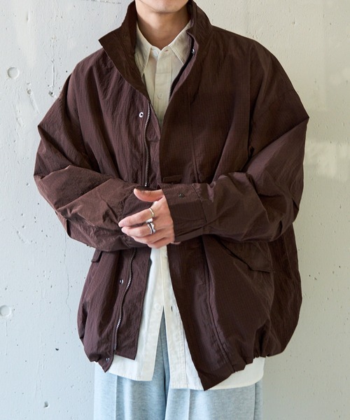 MAISON CLUB(メゾンクラブ)の「【MAISON CLUB】Ripstop Short Mil Coat M-65 / リップストップショートモッズコート(ミリタリージャケット・メンズ・ネイビー/ブラウン/カーキ/ブラック/グレー・M/L)」の12枚目の写真