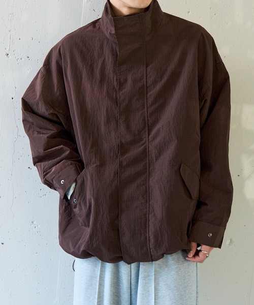 MAISON CLUB(メゾンクラブ)の「【MAISON CLUB】Ripstop Short Mil Coat M-65 / リップストップショートモッズコート(ミリタリージャケット・メンズ・ネイビー/ブラウン/カーキ/ブラック/グレー・M/L)」の14枚目の写真